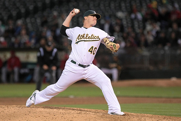 MLB: Los Angeles Angels at Oakland Athletics