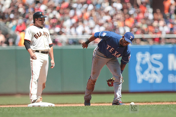 MLB: Texas Rangers at San Francisco Giants