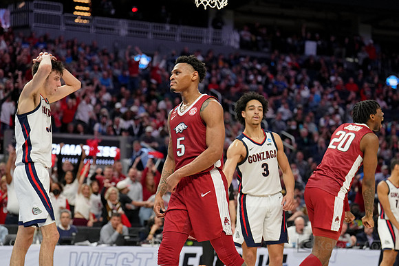 NCAA Basketball: NCAA Tournament West Regional-Arkansas vs Gonzaga