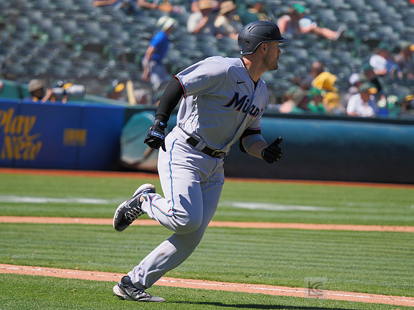 MLB: Miami Marlins at Oakland Athletics