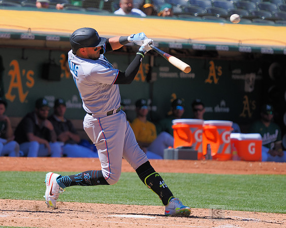 MLB: Miami Marlins at Oakland Athletics