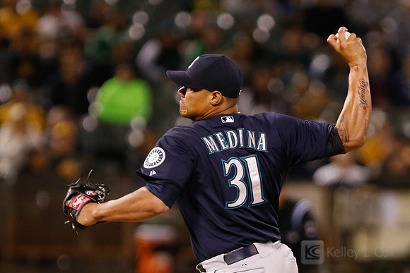 MLB: Seattle Mariners at Oakland Athletics