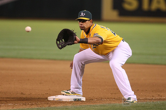 MLB: Texas Rangers at Oakland Athletics