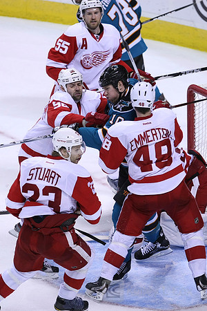 NHL: Detroit Red Wings at San Jose Sharks