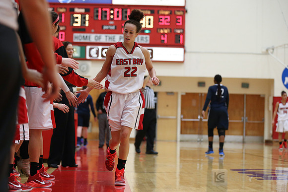 Cal State East Bay Pioneers guard Micah Walker (22)