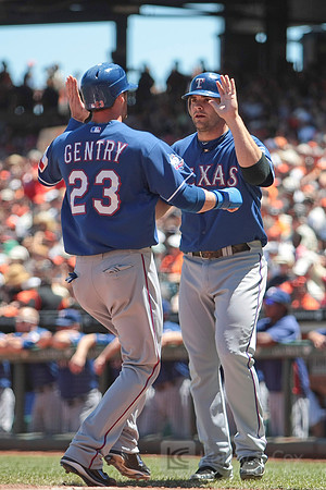 MLB: Texas Rangers at San Francisco Giants