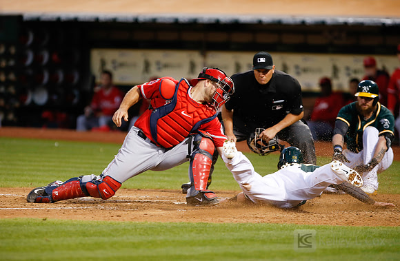 MLB: Los Angeles Angels at Oakland Athletics