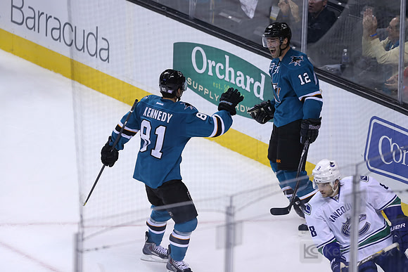 NHL: Vancouver Canucks at San Jose Sharks