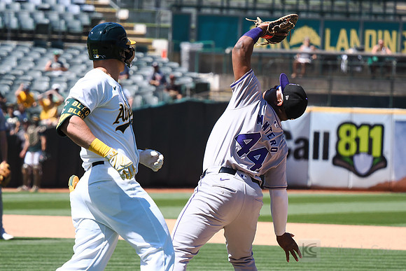MLB: Colorado Rockies at Oakland Athletics