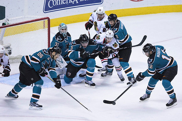 NHL: Chicago Blackhawks at San Jose Sharks
