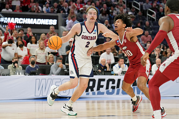 NCAA Basketball: NCAA Tournament West Regional-Arkansas vs Gonzaga