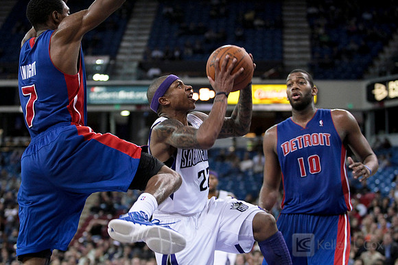 NBA: Detroit Pistons at Sacramento Kings